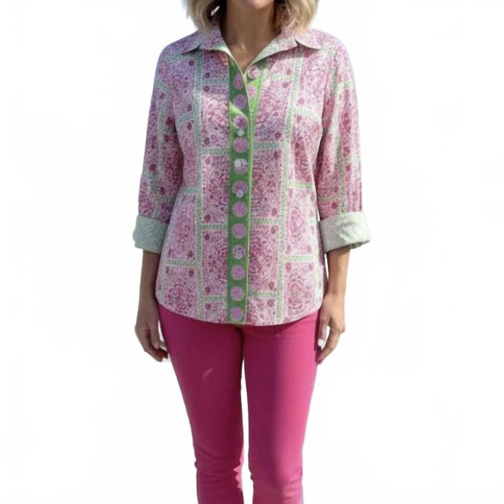 NEW PATTY KIM essential blouse in pink